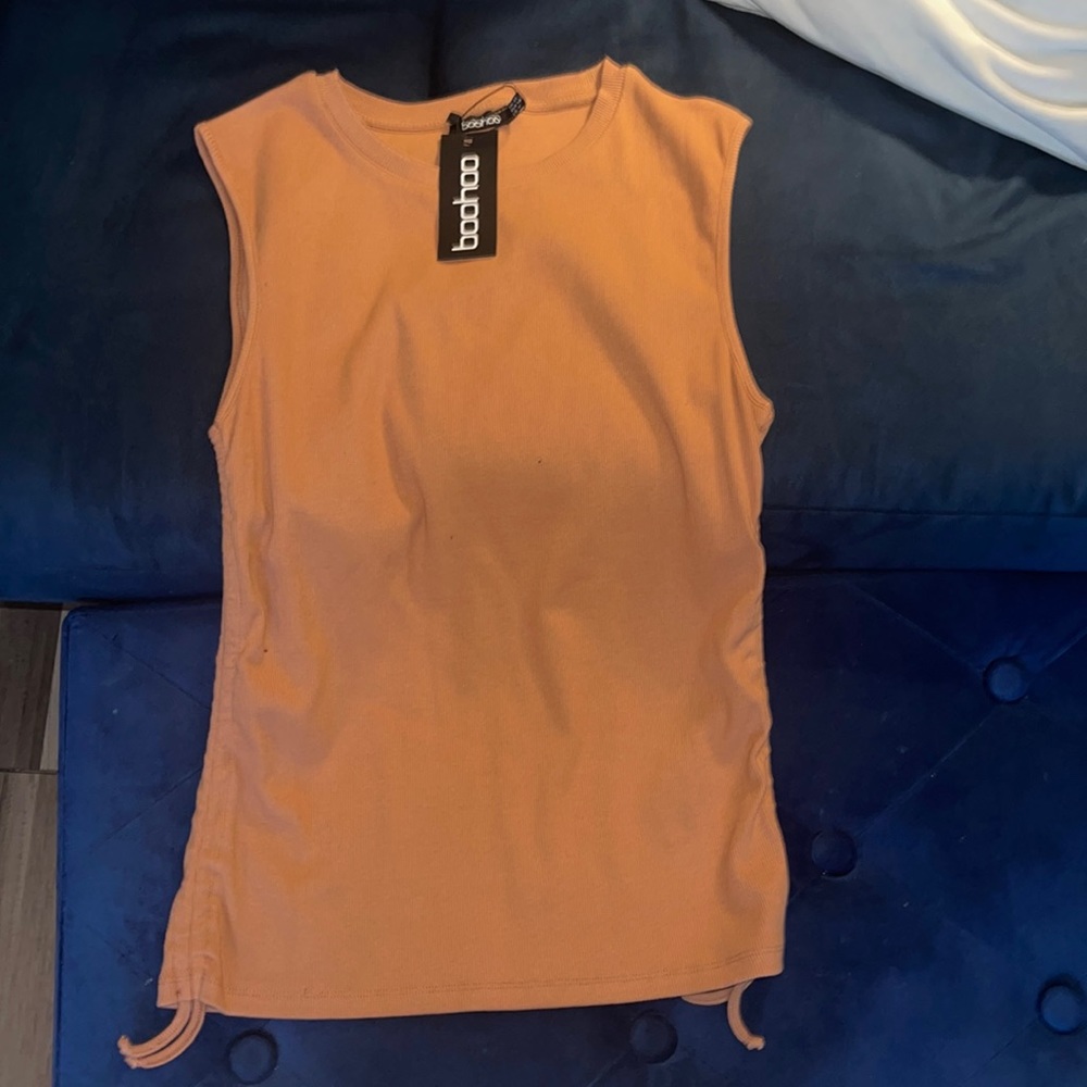 Plus Side Ruched Detailed Top